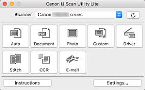 This will start ij start canon utility. Canon Inkjet Manuals Ij Scan Utility Lite Ij Scan Utility Lite Main Screen
