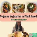 Vegan vs Vegetarian vs Plant Based: Are They The Same?