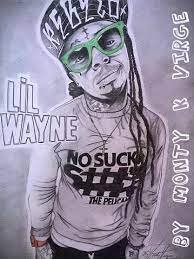 Lil Wayne Drawing By Monty Virge | Fine Art America