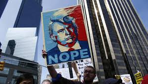 Image result for trump protests nyc