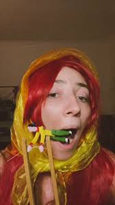 Panzella meets the Acrobat., She leapt out of a Playfulizationism Workshop  this week led by @ry2p2 —my first taste of clown and mask work—and I’m  hooked. Deeply silly and full of new expressions from ...