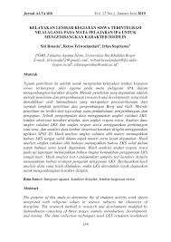 We did not find results for: Pdf Kelayakan Lembar Kegiatan Siswa Terintegrasi Nilai Agama Pada Mata Pelajaran Ipa Untuk Mengembangkan Karakter Disiplin