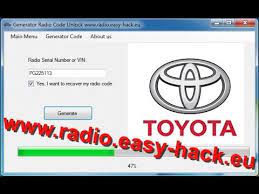 May 27, 2020 · press the numbered station preset buttons to enter the unlock code. How To Get Free Toyota Radio Code Toyota Car Stereo Unlock Code Youtube