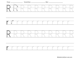 free tracing letter r worksheet