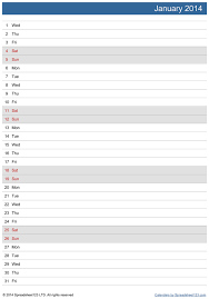 Monthly Planner Free Template For Excel