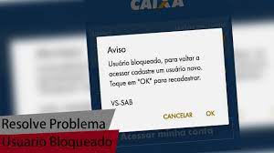 E o aplicativo caixa trabalhador emergencial veio para nos ajudar nesse momento delicado que vivemos. Como Resolver Problema Vs Sab Usuario Bloqueado Do App Caixa Youtube