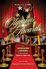 Olympus Awards Program Cover Awards Program Graphic Design Portfolio Graphic Design