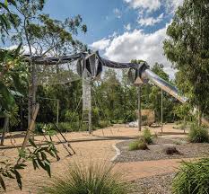 Calamvale District Adventure Park Fall Protection Safety Mesh By Ronstan Tensile Architecture Adventure Park Adventure Park Falls