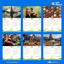 Desain kalender 2022 6 lmbr 1 thn cdr x4 link. 45 Ide Desain Kalender Desain Kalender Kalender Desain