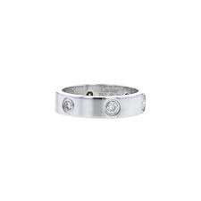 Cartier Love Ring In White Gold And Diamonds