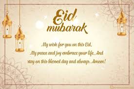 The word eid mubarak is a benevolent greeting ‍sentence. Create Your Own Eid Mubarak Card For 2021