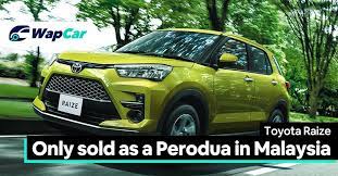 Check spelling or type a new query. Toyota Raize To Be Sold Only As Perodua D55l Suv In Malaysia No Toyota Wapcar