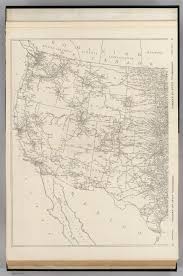 The ultimate usa destination for fans of longitude and latitude, or for people who want to feel extremely centered. Black And White Mileage Map Of The United States Western Half