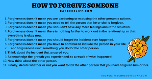 How should you apologize to someone you've hurt emotionally? 13 Hacks On How To Forgive Someone You Hate Career Cliff