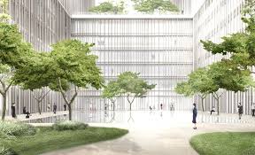 David Chipperfield S Amorepacific Hq Breaks Ground In Korea David Chipperfield Architects Biophilic Architecture Hotel Architecture