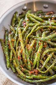 Drain potatoes, and halve them. Spicy Chinese Sichuan Green Beans Dinner Then Dessert