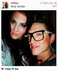 Molly Sandén kär