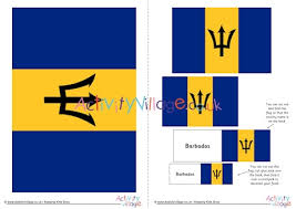 Print or download flags of north american countries. Barbados Flag Printable