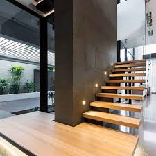 Another interesting feature is the frosted glass & wood front door with horizontal slats. Top 50 Best Wood Stairs Ideas Wooden Staircase Designs