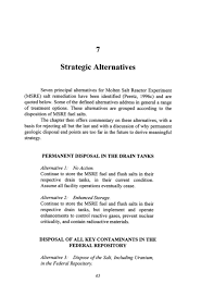 Sewer systems are one of the key parts of a home inspection. 7 Strategic Alternatives Evaluation Of The U S Department Of Energy S Alternatives For The Removal And Disposition Of Molten Salt Reactor Experiment Fluoride Salts The National Academies Press