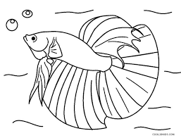 While not as showy as the males, female betta fish come in a range of gorgeous colors and varieties and are all the more beautiful for their subtlety. Free Printable Fish Coloring Pages For Kids