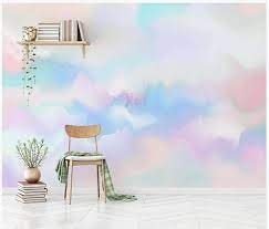 Meteorology weather icons, rainbow and snow illustration. Abstract Rainbow Colorful Clouds Wallpaper Hand Painted Creative Beautiful Clouds Wall Mural Wall Decor Clouds Wallpaper Colorful Clouds Colorful Clouds Wallpaper