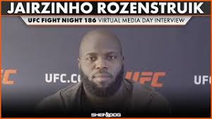 To discuss the show, be sure to check out our ufc fight night 186 discussion thread. Jairzinho Rozenstruik Ufc Fight Night 186 Pre Fight Interview Virtual Media Day Youtube