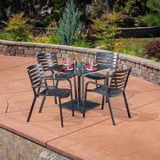 Atlas 5 Piece Bistro Dining Set Outdoor Patio Outdoor Dining Set Outdoor Furniture Sets