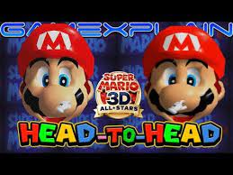 Super Mario 3d All Stars Graphics Comparison Mario 64 Switch Vs N64 Youtube Super Mario 3d Mario Super Mario