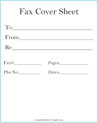 Personal Fax Cover Sheet Download Best Letter Templates