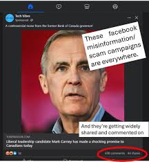 I put together a summary of some recent Facebook misinformation/scams :  r/onguardforthee