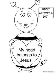 1019 x 1319 file type: My Heart Belongs To Jesus Valentine S Day Bee Coloring Page For Kids For Sunday School Toddler Sunday School Sunday School Crafts Sunday School Coloring Pages