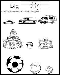Learning Big And Little Large And Small Worksheets Download On The Christian Homeschool Hub H Homeschool Kindergarten Kindergarten Worksheets Kindergarten