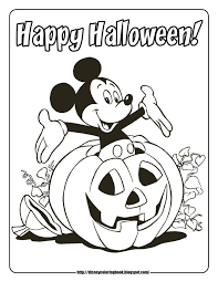 If you are looking for ways to keep your children entertained in ways that expand their creativity, then coloring in is a great way to spend an afternoon. Disney Coloring Pages And Sheets For Kids Mickey And Friends Halloween 1 Fre Free Halloween Coloring Pages Halloween Coloring Sheets Halloween Coloring Pages