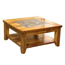 Find a variety of tile top coffee tables available on 1stdibs. Barnwood Elk Scene Tile Top Coffee Table With Nailheads