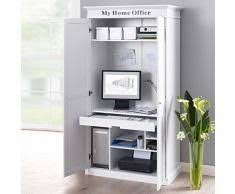 Computerschrank Landhausstil Holz Weiss Computerschrank Pc Schrank Schrank