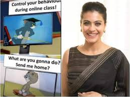 Kajol Shares A Hilarious Meme On Online Classes Could It Be In Reference To Her Son Yug Hindi Movie News Times Of India An element of a culture or system of behavior that may be considered to be passed from one individual to another by nongenetic means, especially we do online classes on our phine so i can just game on my pc. hilarious meme on online classes