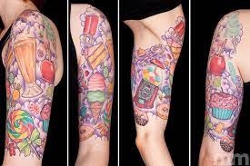 46 Tattoos For Dessert Half Sleeve Tattoo Tattoos Half Sleeve Tattoos Designs