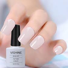 Amazon Com Vishine Varnish Gel Nail Polish Soak Off Uv Led Nail Art Manicure 10ml Clear Light Pink 40504 Beauty