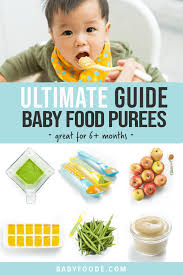 Ultimate Guide On Baby Food Purees 4 6 Months Baby Foode