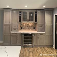 Full Sized Home Dry Bar In 2020 Bars For Home Cabinet Inspiration Fabuwood Cabinets