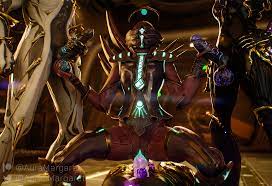 1girls 3futas alien alien girl auramargaret equinox (warframe)  faceless faceless character faceless futanari futanari gangbang hand on hip  handjob nova (warframe) saryn (warframe) sex tagme valkyr (warframe)  warframe 