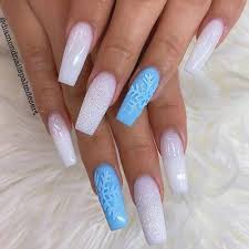 Weitere ideen zu nägel winter, nagel gel, bunte nägel. The Most Stylish Ideas For White Coffin Nails Design