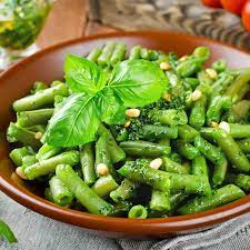 Judias Verdes Con Pesto Y Pinones
