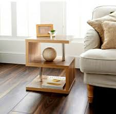 Dylex Oak 2 Tier Side Table Elegant Design Living Room Furniture Coffee Table Ebay
