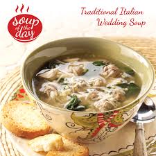 Traditional Italian Wedding Soup Recipe From Taste Of Home Mary Sheetz Carmel Indiana Food Wedding Soup Soup And Sandwich