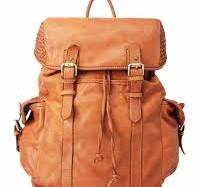 APPIA XL● Groß Klassische Vintage Lederrucksack mit Klappe Unisex aus  Weiches italienisches Leder