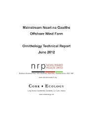 Mainstream Neart na Gaoithe Offshore Wind Farm Ornithology Technical Report  June 2012