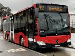 Mb C2 K Hybrid 442 Von Bernmobil Am 5 3 20 Beim Bahnhof Munsingen Munsingen Reisecar Bahnhof