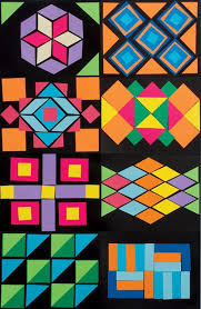 Craft Geometric Quilts Scholastic Com Geometry Art Geometric Quilt Math Art